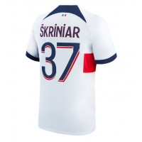 Paris Saint-Germain Milan Skriniar #37 Vonkajší futbalový dres 2023-24 Krátky Rukáv